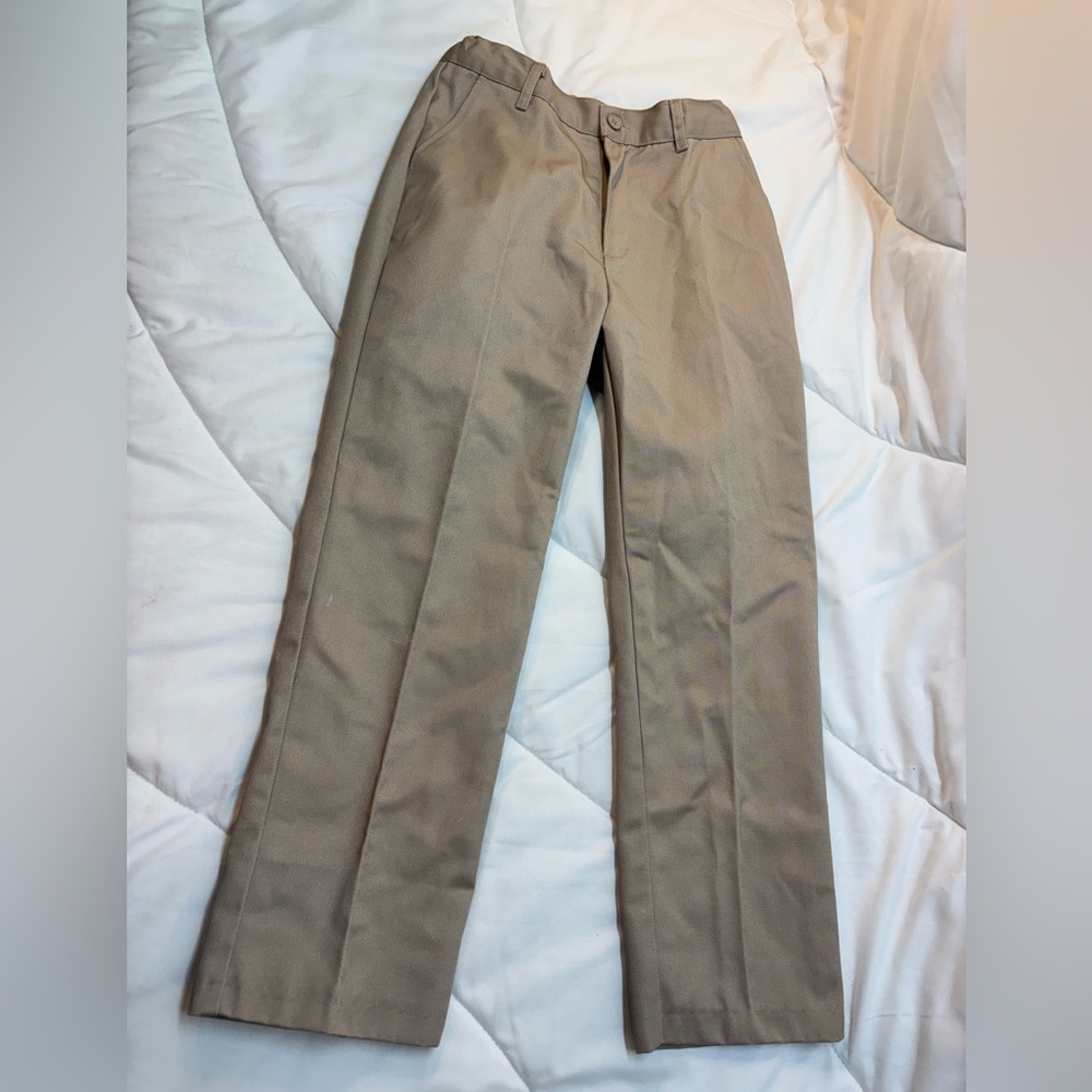 Galaxy By Harvic Kids Tan Casual Pants school uniform size 8